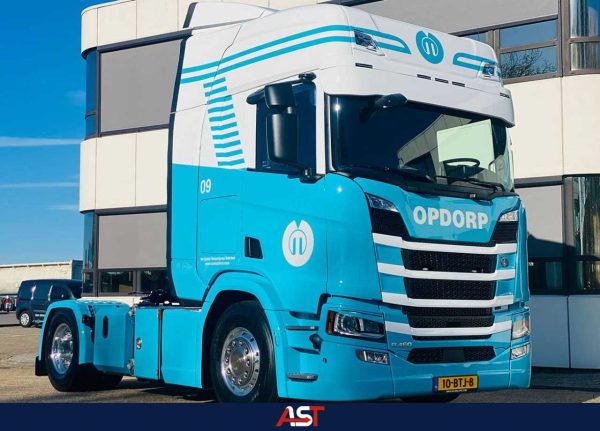 Aflevering van Opdorp Transport